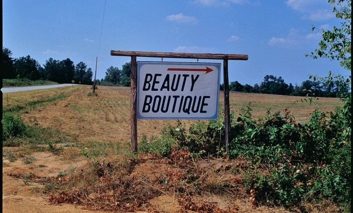 Beauty Boutique Sign by Guy Mendes