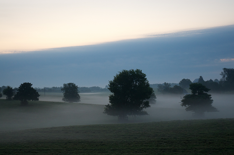 Six fifteen, a.m., Scott County, KY by Guy Mendes