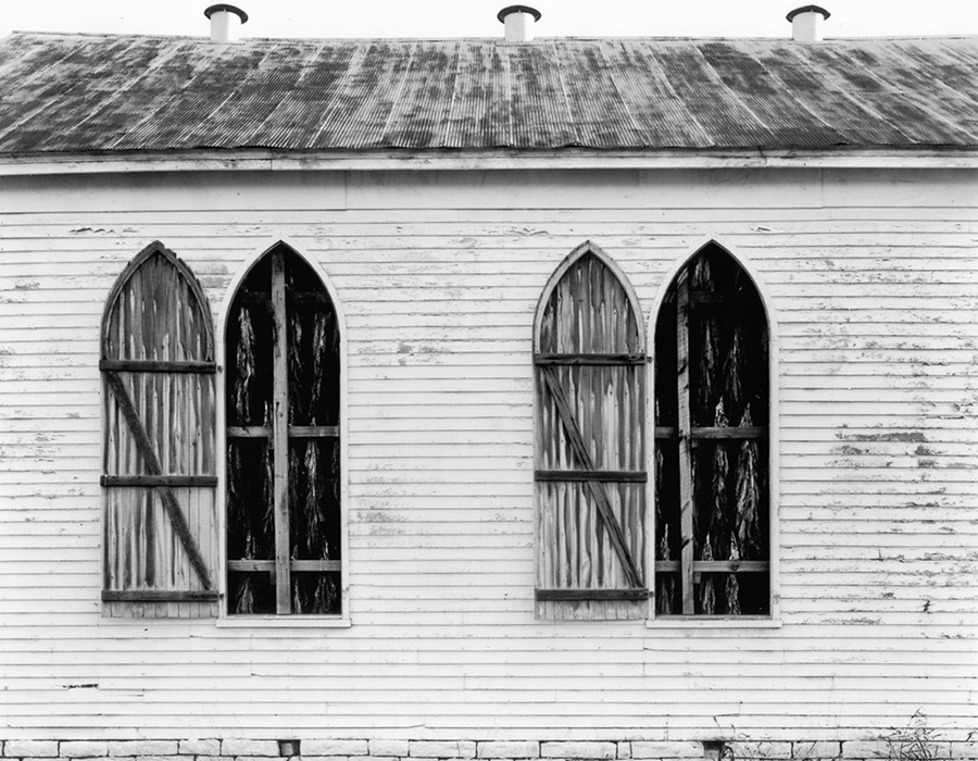 Tobacco Hanging, Nonesuch Church by Guy Mendes
